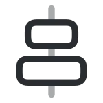 Align Vertically SVG Icon